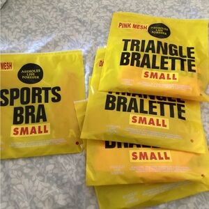 Sports Bra and Triangle Bralette Set